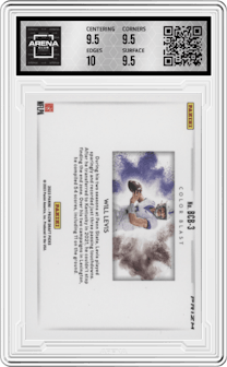 Will Levis from the 2023 Panini Prizm Draft Picks set graded by Arena Club and given an overall grade of 10.