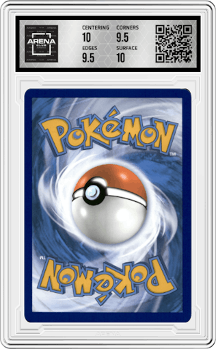 Dedenne ex from the 2023 Pokemon SV set graded by Arena Club and given an overall grade of 10.
