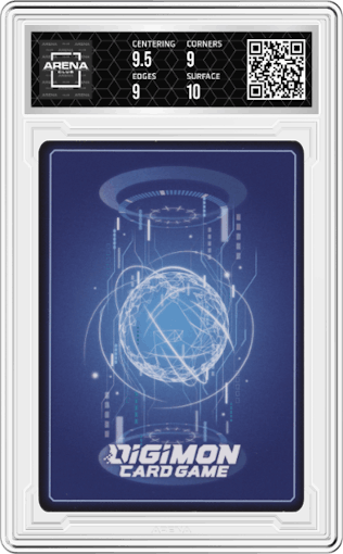 Thomas H. Norstein from the 2023 Digimon set graded by Arena Club and given an overall grade of 9.5.