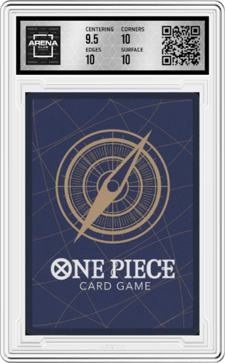 Blaze Slice from the 2024 One Piece JPN set graded by Arena Club and given an overall grade of 10.