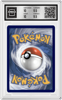 Hisuian Typhlosion VSTAR from the 2022 Pokemon SWSH set graded by Arena Club and given an overall grade of 10.