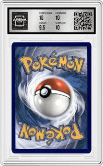 Lapras VMAX from the 2021 Pokemon SWSH set graded by Arena Club and given an overall grade of 10.