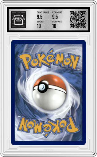 Pikachu V from the 2022 Pokemon SWSH set featuring a Pikachu V Box parallel graded by Arena Club and given an overall grade of 10.