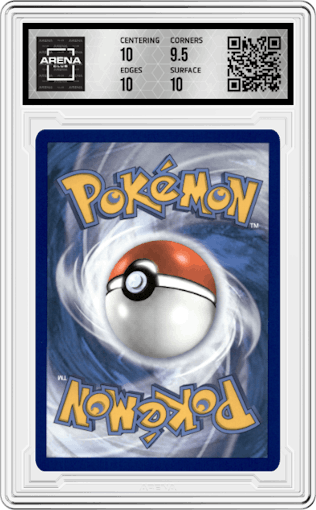 Dartrix from the 2019 Pokemon S&M  set graded by Arena Club and given an overall grade of 10.