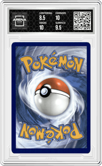 Lance from the 2022 Pokemon SWSH set graded by Arena Club and given an overall grade of 9.