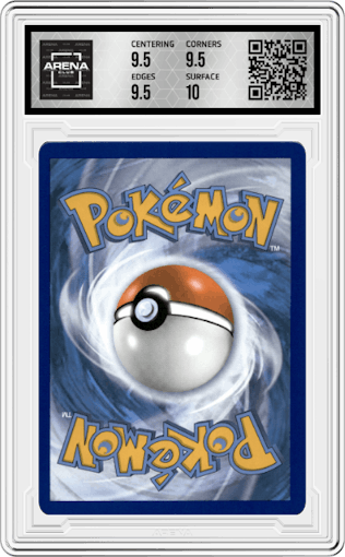 Melmetal VMAX from the 2022 Pokemon SWSH set graded by Arena Club and given an overall grade of 10.