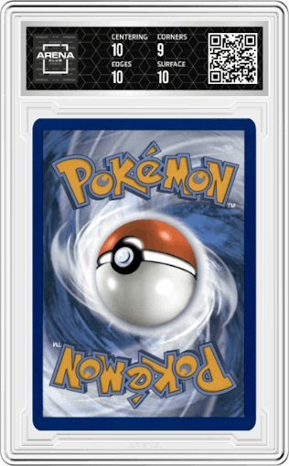 Gengar from the 2022 Pokemon SWSH set graded by Arena Club and given an overall grade of 9.5.
