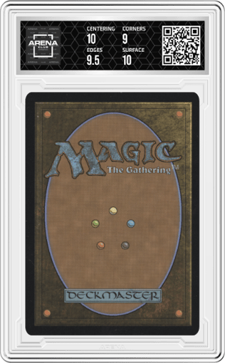 Dr. Madison Li from the 2024 Magic-Gathering set graded by Arena Club and given an overall grade of 9.5.
