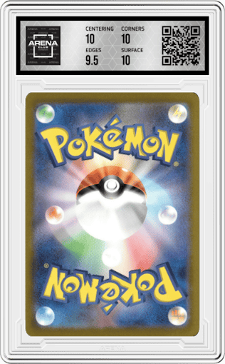 Articuno from the 2023 Pokemon CLK Japanese set graded by Arena Club and given an overall grade of 10.