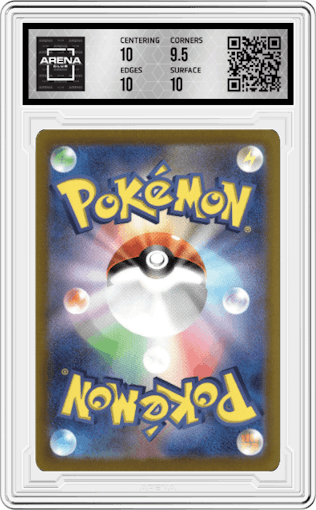 Glaceon Vstar from the 2022 Pokemon SWSH JPN set graded by Arena Club and given an overall grade of 10.