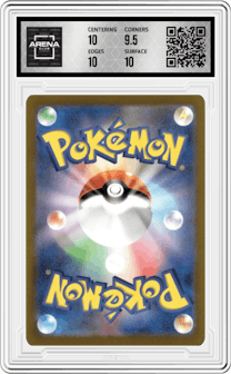 Charmeleon from the 2023 Pokemon CLL Japanese set graded by Arena Club and given an overall grade of 10.
