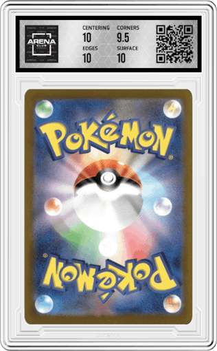 Charmeleon from the 2023 Pokemon CLL Japanese set graded by Arena Club and given an overall grade of 10.