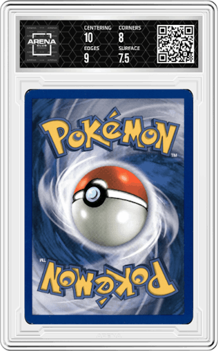 Clefairy from the 2000 Pokemon set graded by Arena Club and given an overall grade of 8.