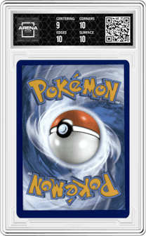 Blissey V from the 2022 Pokemon SWSH set graded by Arena Club and given an overall grade of 9.5.