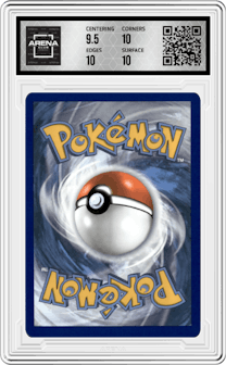 Sandaconda V from the 2021 Pokemon SWSH set graded by Arena Club and given an overall grade of 10.