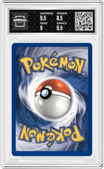 Dark Weezing from the 2000 Pokemon set graded by Arena Club and given an overall grade of 9.
