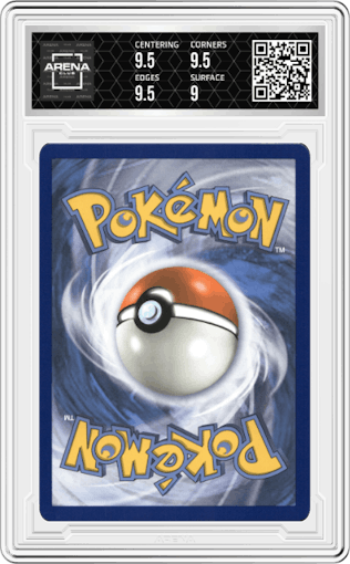 Red's Challenge from the 2019 Pokemon S&M  set graded by Arena Club and given an overall grade of 9.5.