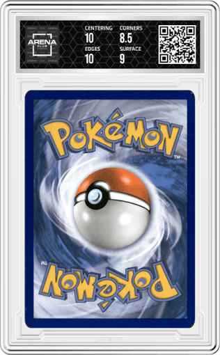 Ninetales BREAK from the 2016 Pokemon XY set graded by Arena Club and given an overall grade of 9.