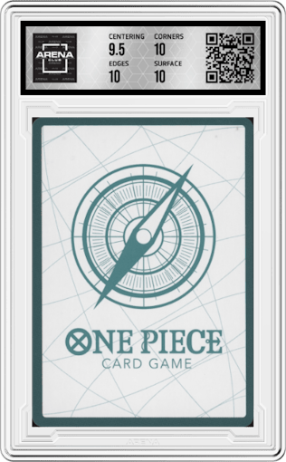 DON!! Seven Warlords of the Sea from the 2024 One Piece JPN set graded by Arena Club and given an overall grade of 10.