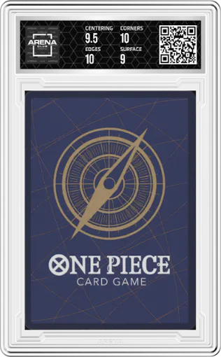 Charlotte Smoothie from the 2023 One Piece set graded by Arena Club and given an overall grade of 9.5.