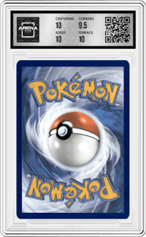 Snorlax from the 2023 Pokemon SV set featuring a Scarlet & Violet 151 Elite Trainer Box parallel graded by Arena Club and given an overall grade of 10.