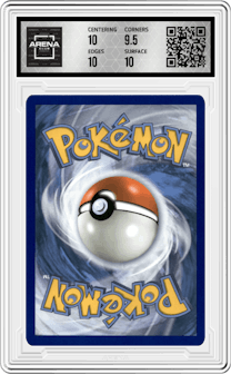 Pidgeot EX from the 2016 Pokemon XY set graded by Arena Club and given an overall grade of 10.