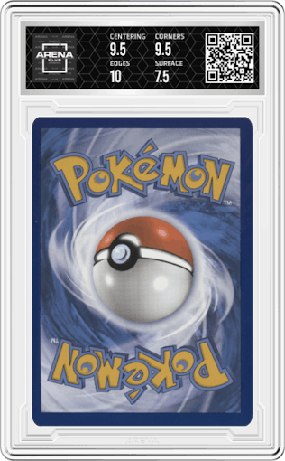 Charizard V from the 2023 Pokemon SWSH set graded by Arena Club and given an overall grade of 8.