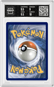 Charizard/Braixen GX from the 2019 Pokemon S&M  set graded by Arena Club and given an overall grade of 9.5.
