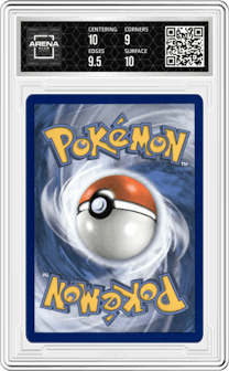 Oricorio GX from the 2019 Pokemon S&M  set graded by Arena Club and given an overall grade of 9.5.