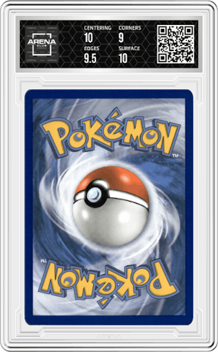 Oricorio GX from the 2019 Pokemon S&M  set graded by Arena Club and given an overall grade of 9.5.