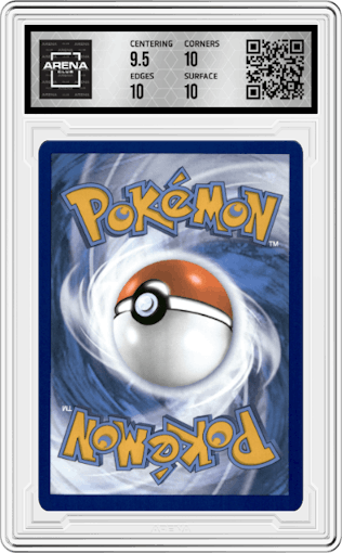 Arceus VSTAR from the 2023 Pokemon SWSH set graded by Arena Club and given an overall grade of 10.