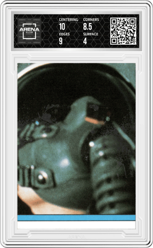 U.S. Navy from the 1991 Topps Desert Storm Trading set graded by Arena Club and given an overall grade of 4.5.