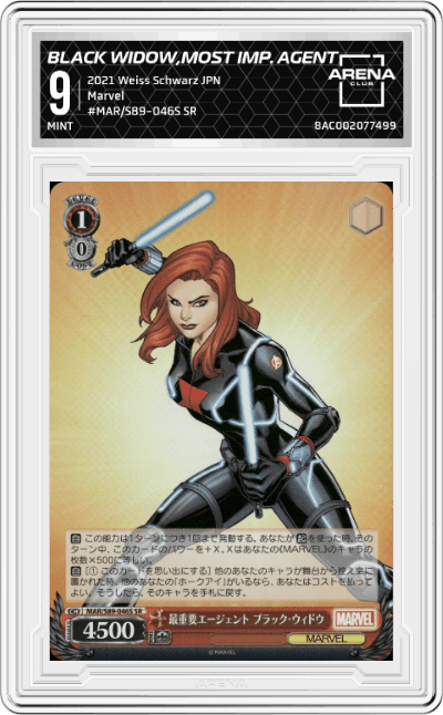 Black Widow, Most Imp. Agent