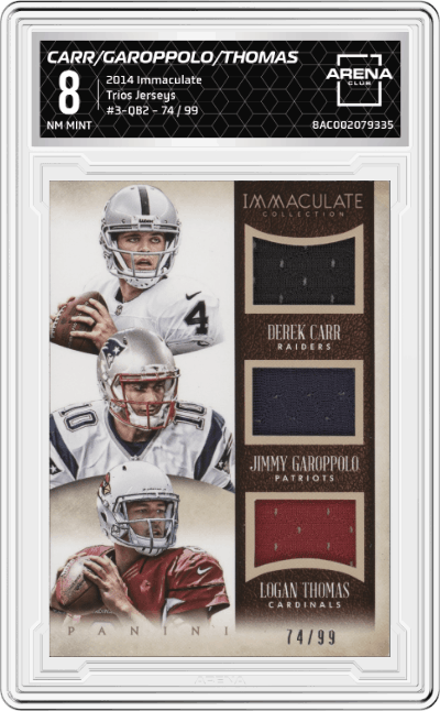 Derek Carr,Jimmy Garoppolo,Logan Thomas