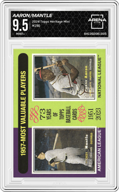 Hank Aaron/Mickey Mantle