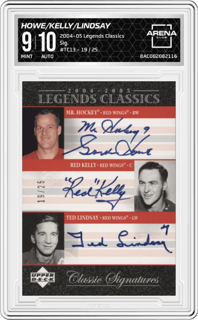 Gordie Howe/Red Kelly/Ted Lindsay