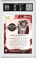 Amen Thompson from the 2023-24 Panini Court Kings set graded by Arena Club and given an overall grade of 9.5.