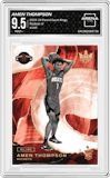 Amen Thompson from the 2023-24 Panini Court Kings set graded by Arena Club and given an overall grade of 9.5.