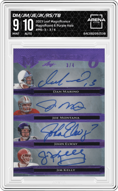 Dan Marino/Joe Montana/John Elway/Jim Kelly/Roger Staubach/Terry Bradshaw