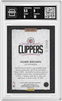 Kobe Brown from the 2023-24 Panini Court Kings set graded by Arena Club and given an overall grade of 9.5.