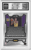 Jalen Hood-Schifino from the 2023-24 Panini Prizm set featuring a Hyper Prizm parallel graded by Arena Club and given an overall grade of 10.