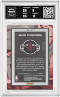 Amen Thompson from the 2023-24 Panini Court Kings set graded by Arena Club and given an overall grade of 9.5.