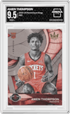 Amen Thompson from the 2023-24 Panini Court Kings set graded by Arena Club and given an overall grade of 9.5.