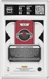 Amen Thompson from the 2023-24 Panini Crown Royale  set featuring a Crystal parallel graded by Arena Club and given an overall grade of 9.5.