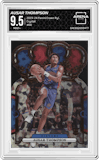 Ausar Thompson  from the 2023-24 Panini Crown Royale  set featuring a Crystal parallel graded by Arena Club and given an overall grade of 9.5.