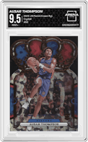 Ausar Thompson  from the 2023-24 Panini Crown Royale  set featuring a Crystal parallel graded by Arena Club and given an overall grade of 9.5.