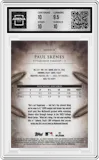 Paul Skenes from the 2024 Bowman set graded by Arena Club and given an overall grade of 10.