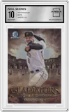 Paul Skenes from the 2024 Bowman set graded by Arena Club and given an overall grade of 10.