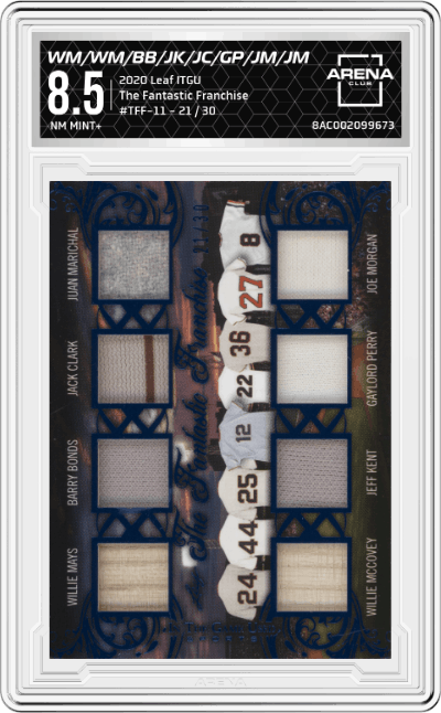 Willie Mays/Willie McCovey/Barry Bonds/Jeff Kent/Jack Clark/Gaylord Perry/Juan Marichal/Joe Morgan