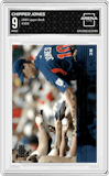 Chipper Jones from the 2005 Upper Deck set graded by Arena Club and given an overall grade of 9.